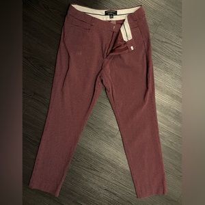 Banana Republic Curvy Size 6 Maroon Dress Pant